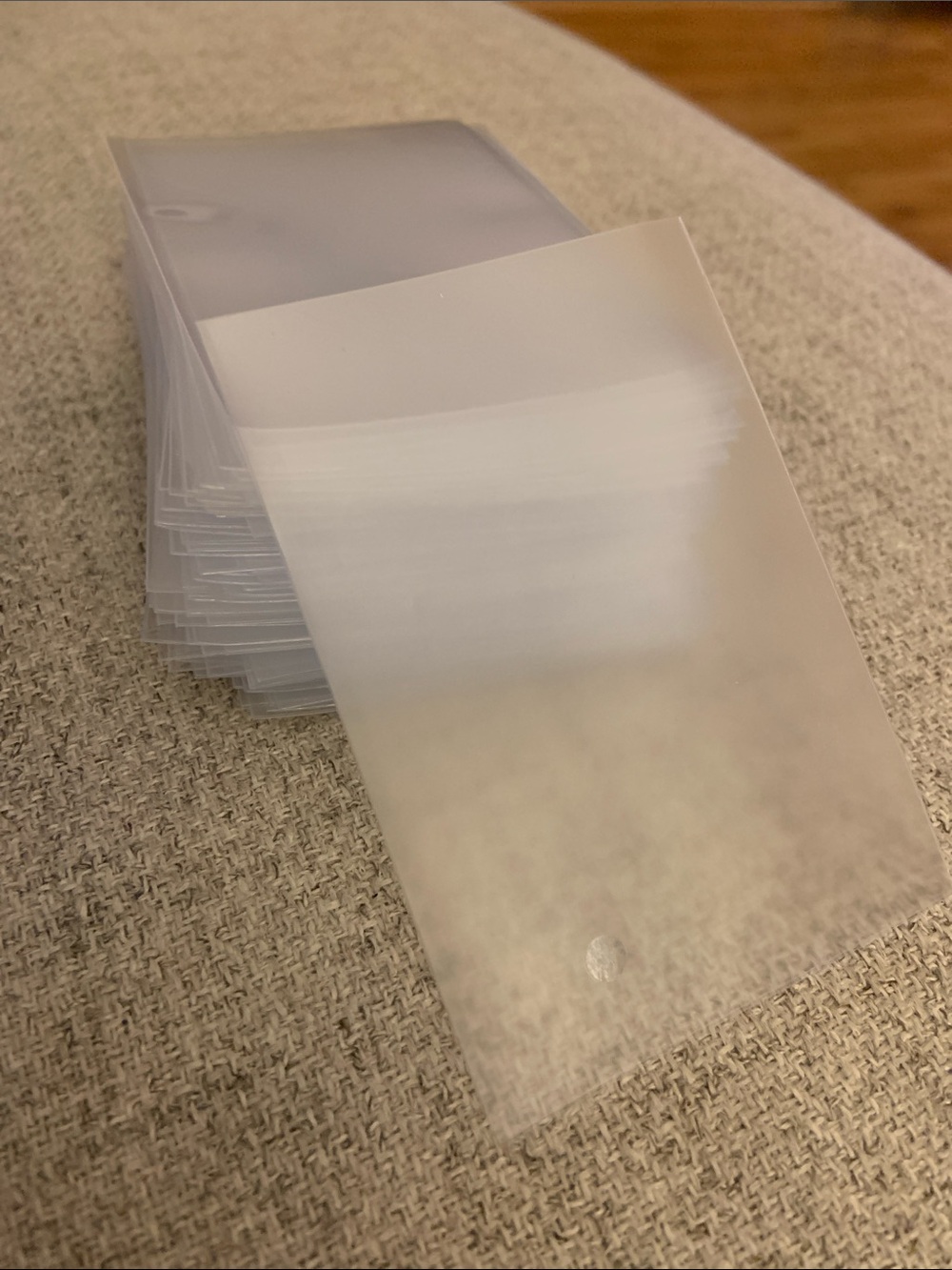 101 Clear Silicone Screen Protector Sleeves for TCG Cards - Pack